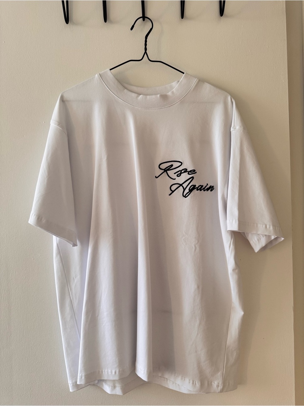 Rise Again White Graphic Tee